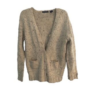 Architect wool cotton Eclectic Grandpa button up cardigan